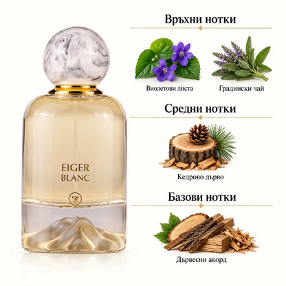 EIGER BLANC Grandeur Elite – мъжки арабски парфюм EDP, 100 мл - снимка 2