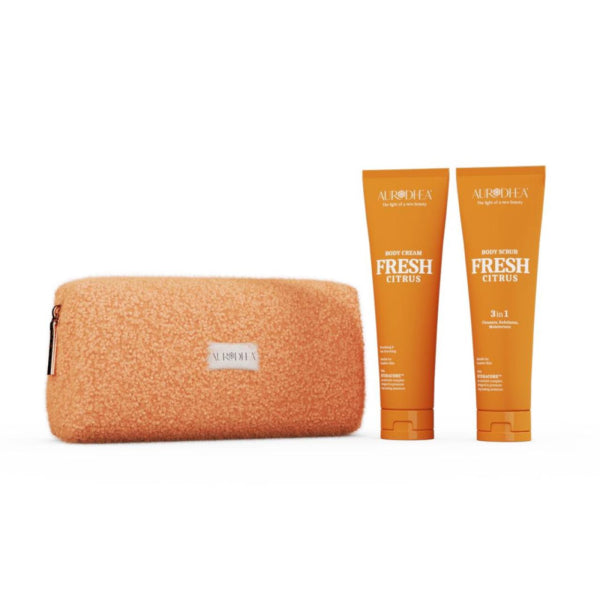 КОМПЛЕКТ FRESH CITRUS Aurodhea Chogan – скраб и крем за тяло 150 мл