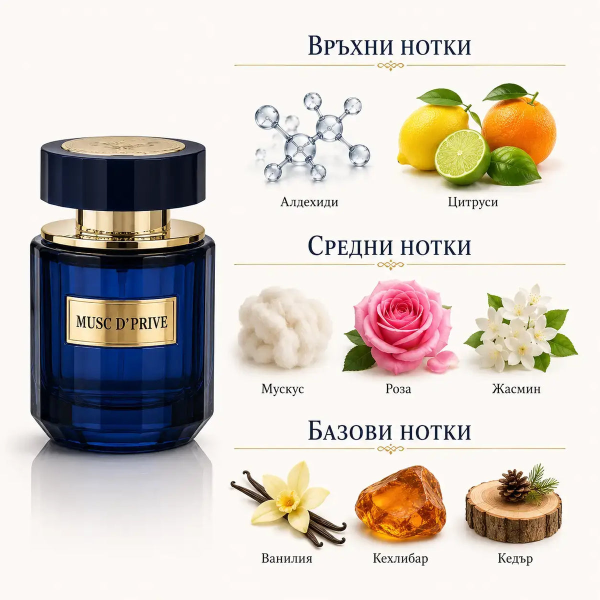 MUSC D PRIVE FA Paris – унисекс арабски парфюм EDP, 100 мл.