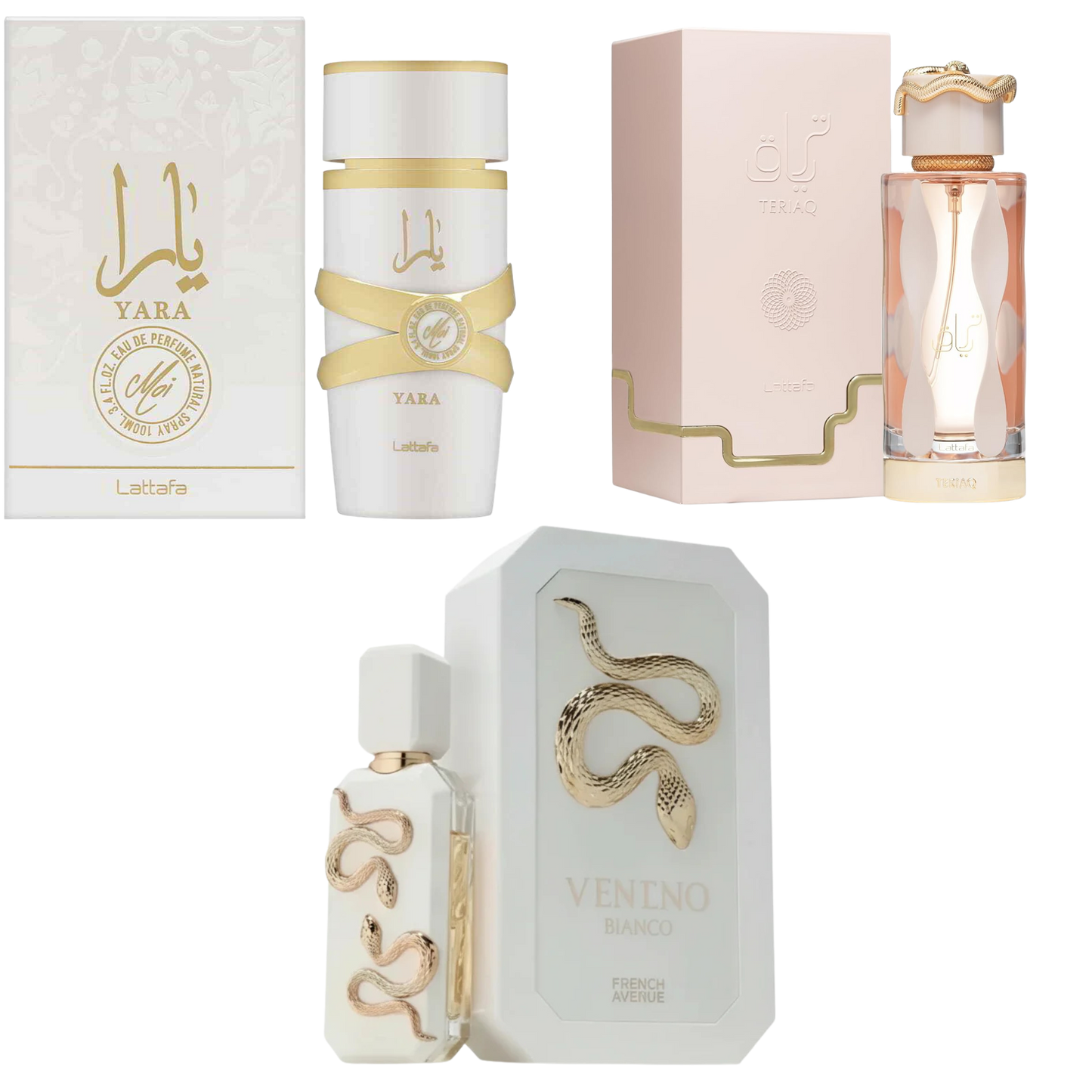 Комплект Бели Цветя