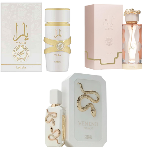 Комплект Бели Цветя