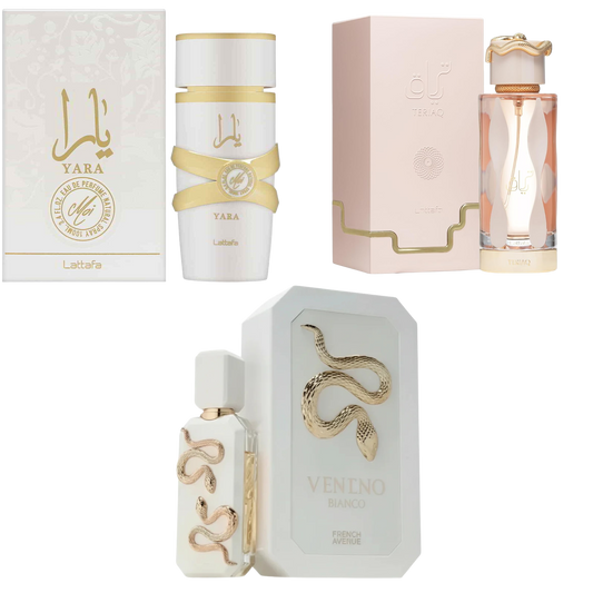 Комплект Бели Цветя