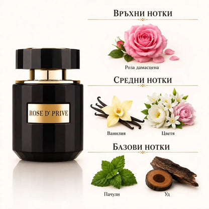 ROSE D PRIVE FA Paris – унисекс арабски парфюм EDP, 100 мл.