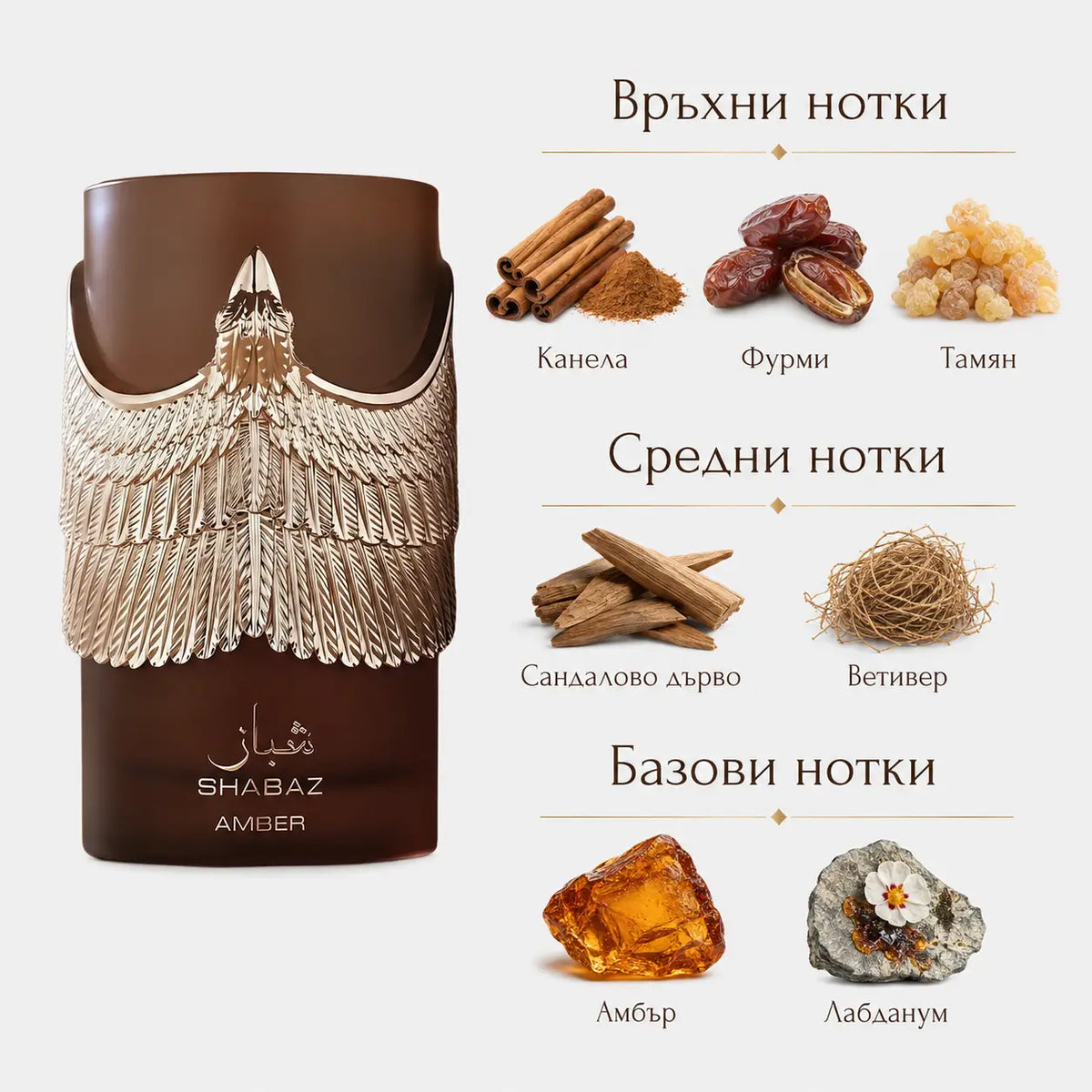 SHABAZ AMBER Athoor Al Alam – унисекс арабски парфюм EDP, 100 мл.