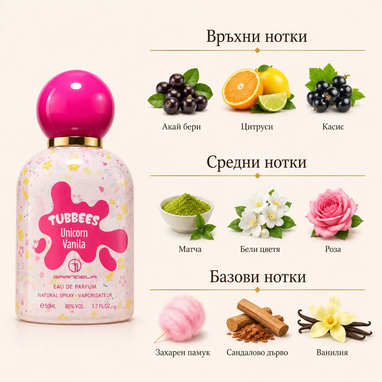 TUBBEES UNICORN VANILLA